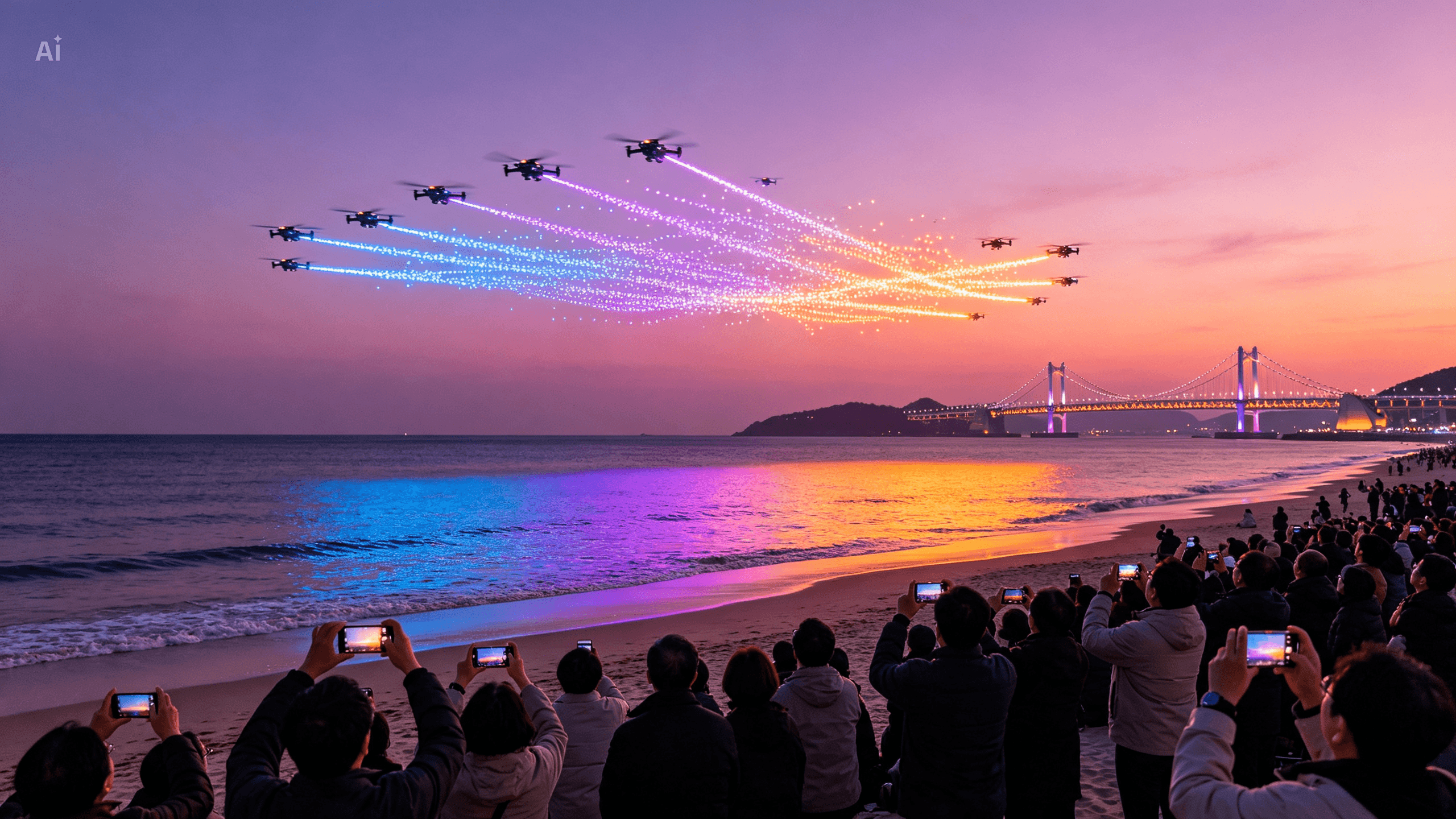 광안리 드론쇼 사진 4