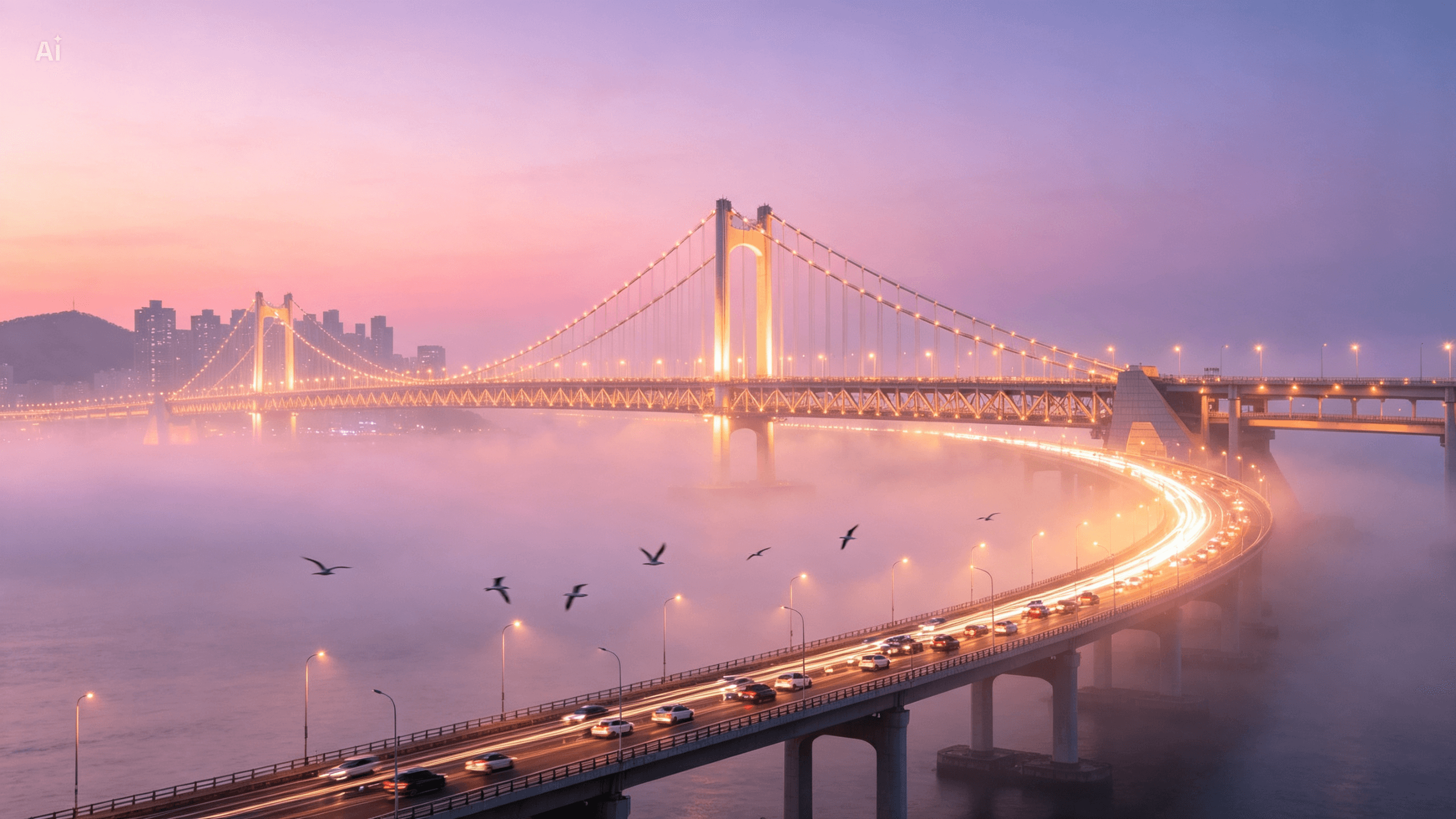 광안대교 야경 사진 1